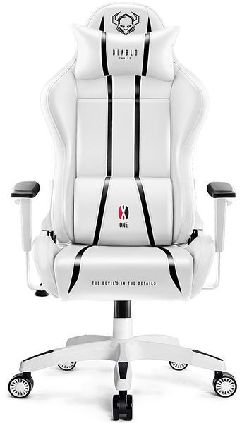 Игровое кресло DIABLO X-ONE 2.0 King Size Бело-черное 352317 фото