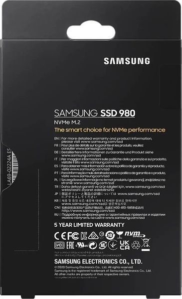 SSD накопичувач Samsung 980 1 TB (MZ-V8V1T0BW) 336027 фото