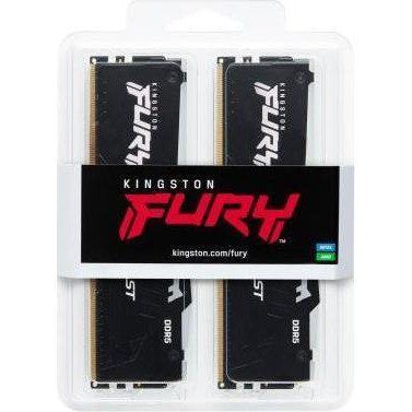 Пам'ять для настільних комп'ютерів Kingston FURY 32 GB (2x16GB) DDR5 6000 MHz Beast RGB (KF560C40BBAK2-32) 033758 фото