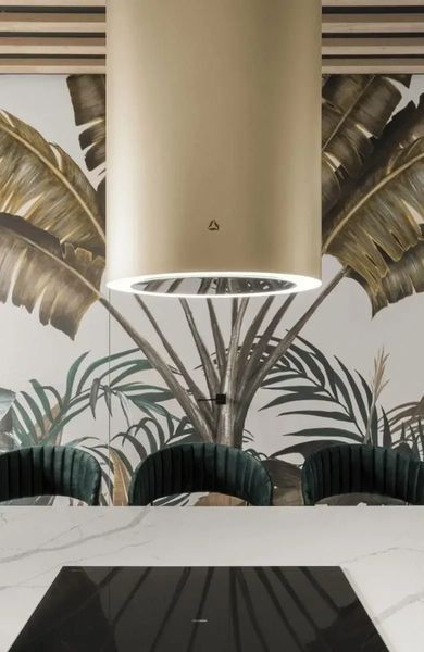 Вытяжка декоративная Ciarko Tubus W Gold Steel (CDW3801) 603936 фото