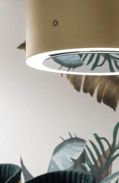 Вытяжка декоративная Ciarko Tubus W Gold Steel (CDW3801) 603936 фото