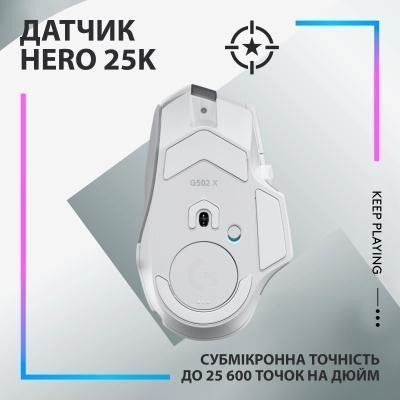 Мышь Logitech G502 X Plus White (910-006171) 023982 фото