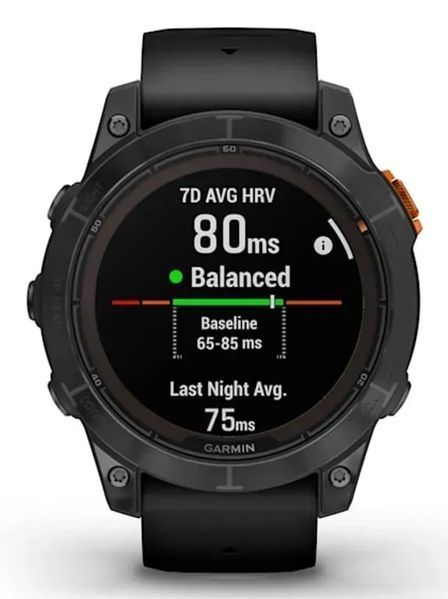 Смарт-годинник Garmin Fenix 7 Pro Solar Slate Gray w. Black Band (010-02777-00/01) 613047 фото