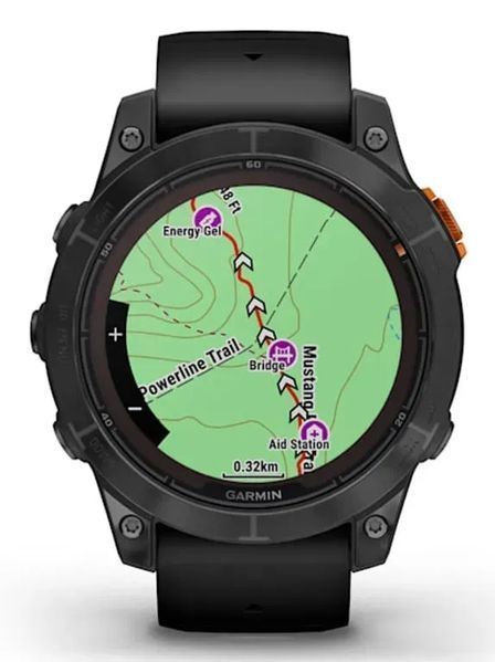 Смарт-годинник Garmin Fenix 7 Pro Solar Slate Gray w. Black Band (010-02777-00/01) 613047 фото