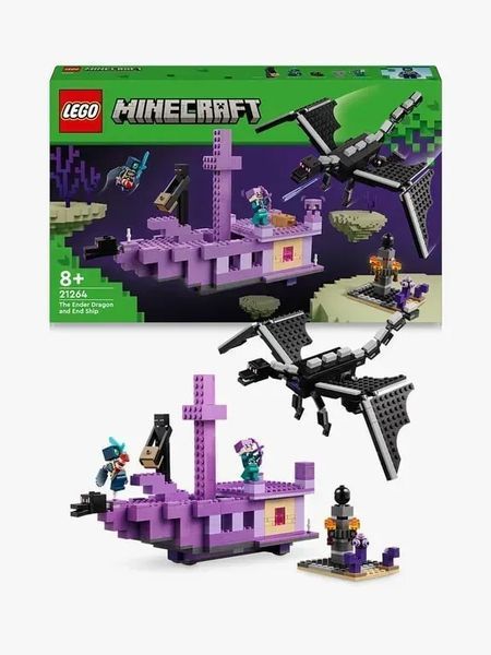 Блоковий конструктор LEGO Minecraft Ендер Дракон і корабель Краю (21264) 613347 фото