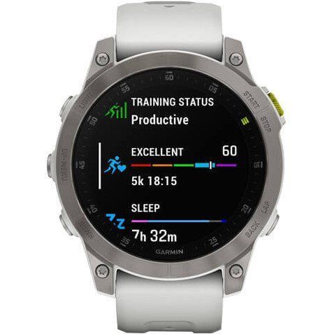 Смарт-годинник Garmin Epix (Gen 2) Sapphire - White Titanium (010-02582-20/21) 035044 фото