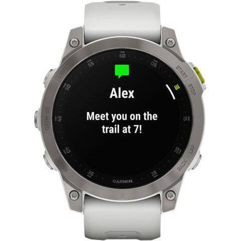 Смарт-годинник Garmin Epix (Gen 2) Sapphire - White Titanium (010-02582-20/21) 035044 фото