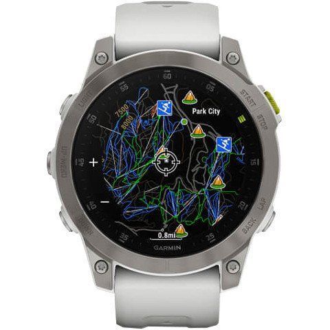 Смарт-годинник Garmin Epix (Gen 2) Sapphire - White Titanium (010-02582-20/21) 035044 фото