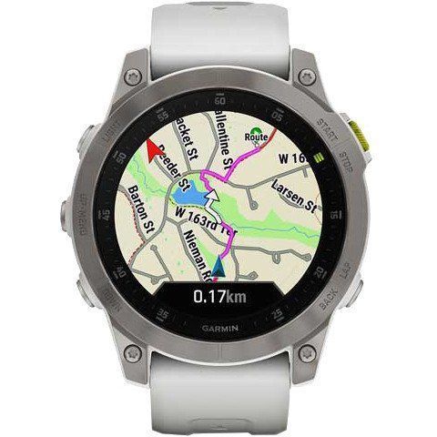 Смарт-годинник Garmin Epix (Gen 2) Sapphire - White Titanium (010-02582-20/21) 035044 фото