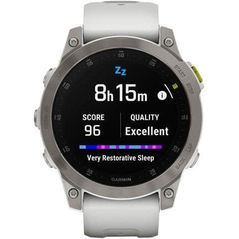 Смарт-годинник Garmin Epix (Gen 2) Sapphire - White Titanium (010-02582-20/21) 035044 фото