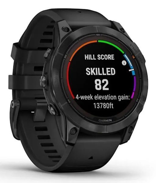 Смарт-годинник Garmin Fenix 7 Pro Solar Slate Gray w. Black Band (010-02777-00/01) 613047 фото