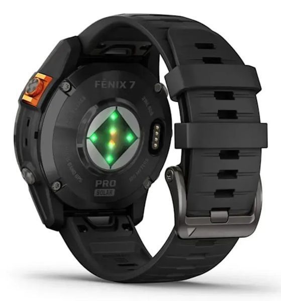 Смарт-годинник Garmin Fenix 7 Pro Solar Slate Gray w. Black Band (010-02777-00/01) 613047 фото