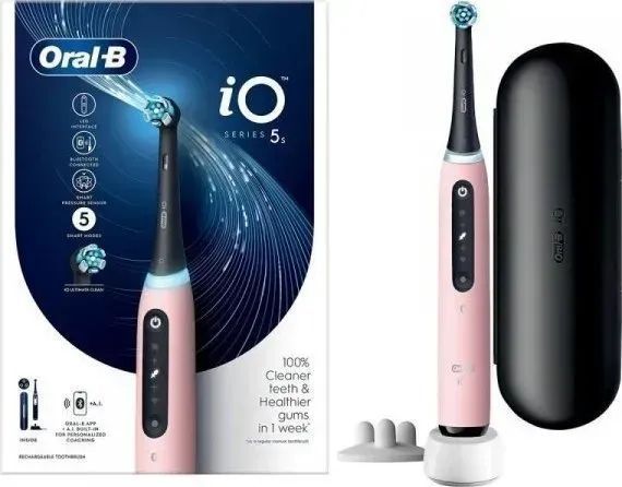 Електрична зубна щітка Oral-B iO Series 5S Blush Pink 591440 фото