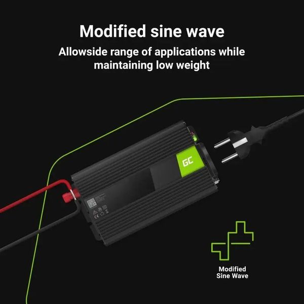 Перетворювач (інвертор) DC-AC Green Cell INV03DE 461139 фото