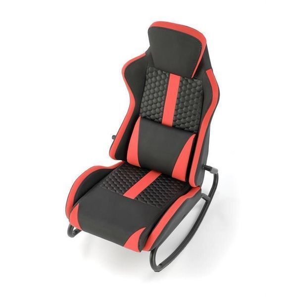 Комп'ютерне крісло для геймера Halmar Gamer червоний/чорний 018573 фото