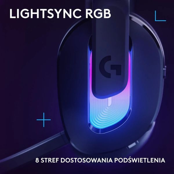 Навушники з мікрофоном Logitech G522 Lightspeed Black (981-001544) 596179 фото