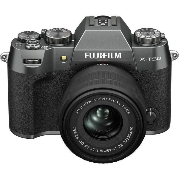 беззеркальный фотоаппарат Fujifilm X-T50 kit 15-45mm f/3,5-5,6Charcoal Silver (16828923) 004223 фото
