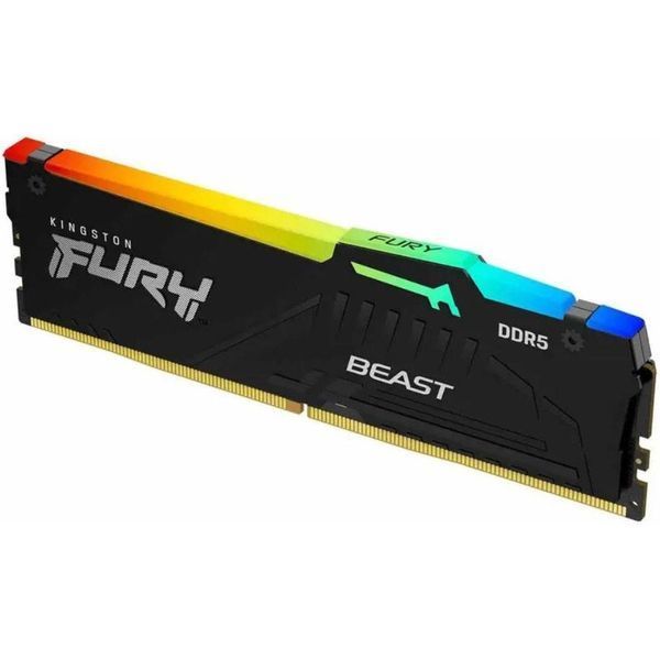 Пам'ять для настільних комп'ютерів Kingston FURY 32 GB (2x16GB) DDR5 6000 MHz Beast RGB (KF560C40BBAK2-32) 033758 фото