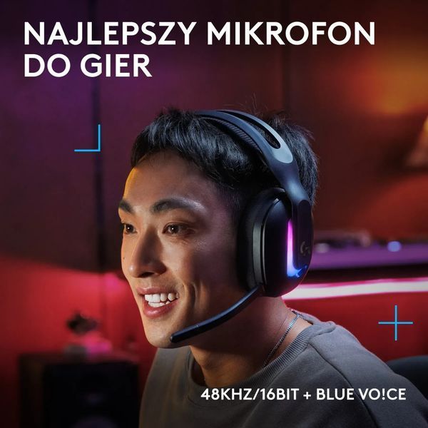 Навушники з мікрофоном Logitech G522 Lightspeed Black (981-001544) 596179 фото
