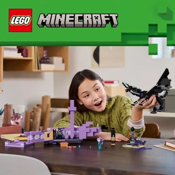 Блоковий конструктор LEGO Minecraft Ендер Дракон і корабель Краю (21264) 613347 фото