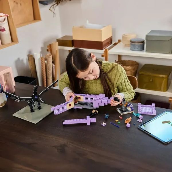 Блоковий конструктор LEGO Minecraft Ендер Дракон і корабель Краю (21264) 613347 фото