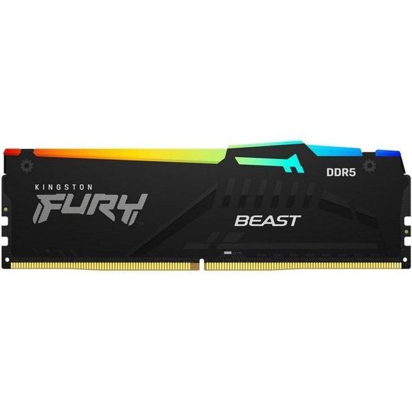 Пам'ять для настільних комп'ютерів Kingston FURY 32 GB (2x16GB) DDR5 6000 MHz Beast RGB (KF560C40BBAK2-32) 033758 фото