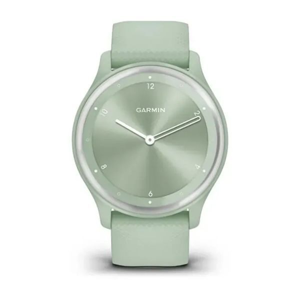 Смарт-годинник Garmin Vivomove Sport Cool Mint Case and S. Band w. Silver Accents (010-02566-03) 613101 фото
