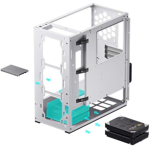 Корпус Jonsbo VR4 White (VR4WHITE) 018409 фото