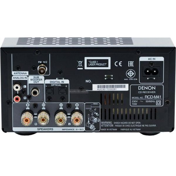 CD-програвач Denon RCD-M41 Black 004136 фото