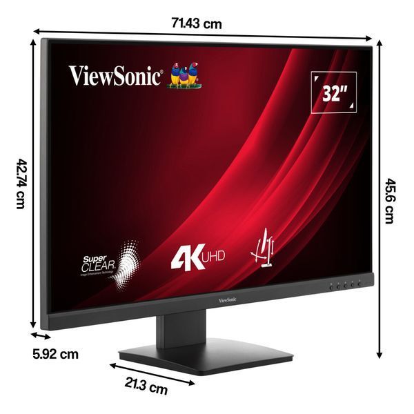 Монитор VIEWSONIC VG3208-4K 31.5" 3840x2160px 4 мс [GTG] 2100988 фото