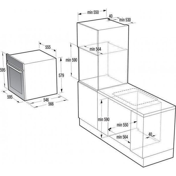 Духовка электрическая Gorenje BO798S37BG 011369 фото