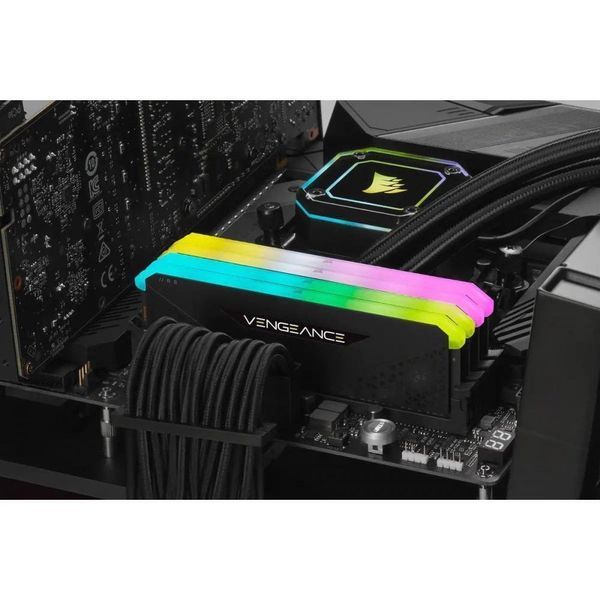 Память для настольных компьютеров Corsair 64 GB (2x32GB) DDR4 3600 MHz Vengeance RGB RS (CMG64GX4M2D3600C18) 027638 фото