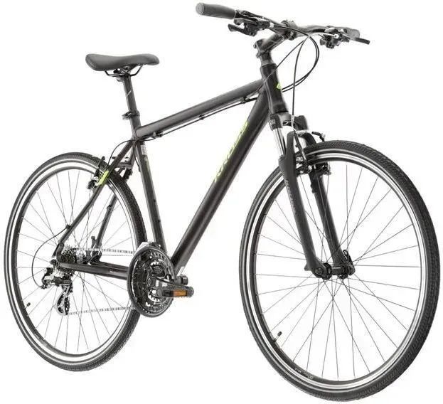 Велосипед горный (MTB) Kross Evado 2.0 Me 28 2023 Black/Green 603287 фото
