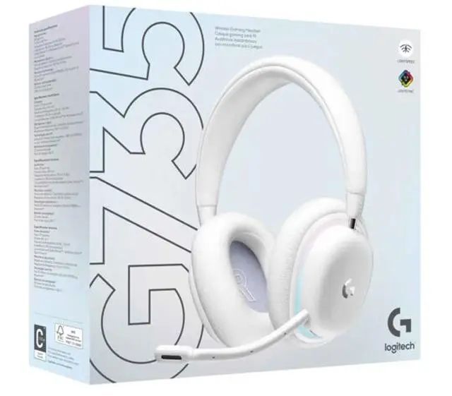 Навушники з мікрофоном Logitech G735 Off White (981-001083) 028613 фото