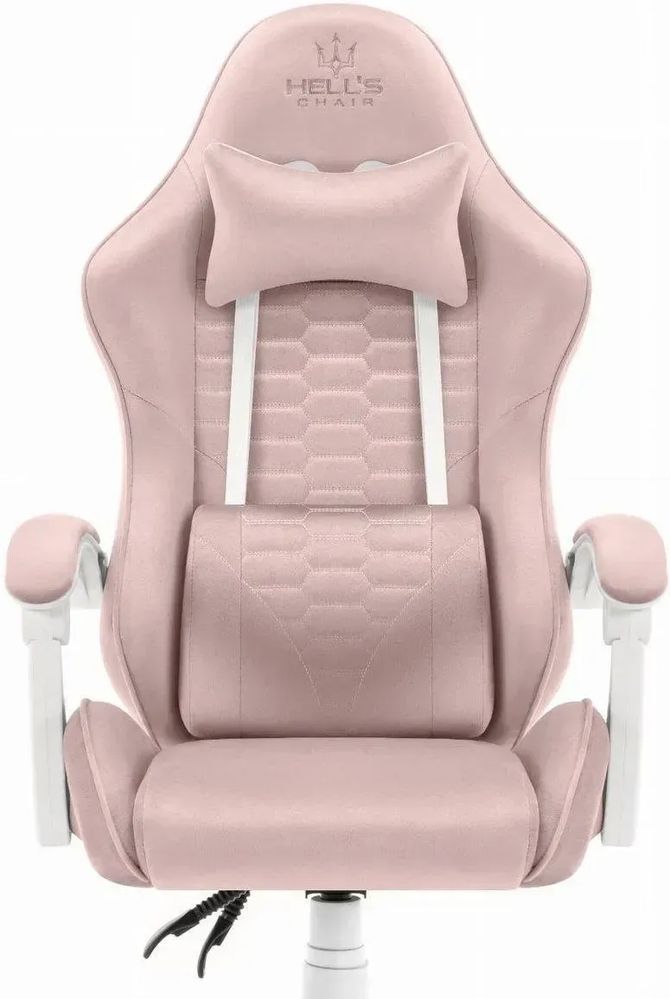 Компьютерное кресло для геймера Hell's HC-1000 Pink 606534 фото