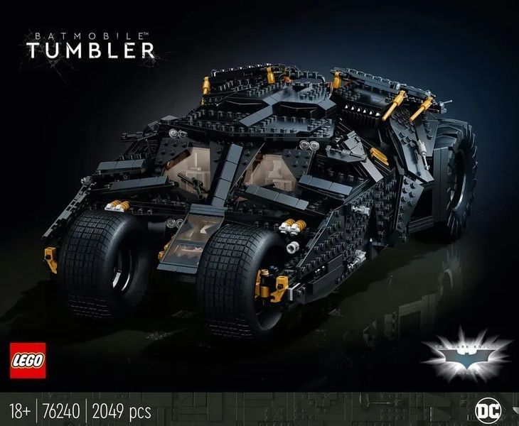 Блоковий конструктор LEGO Бетмобіль Тумблер (76240) 613518 фото