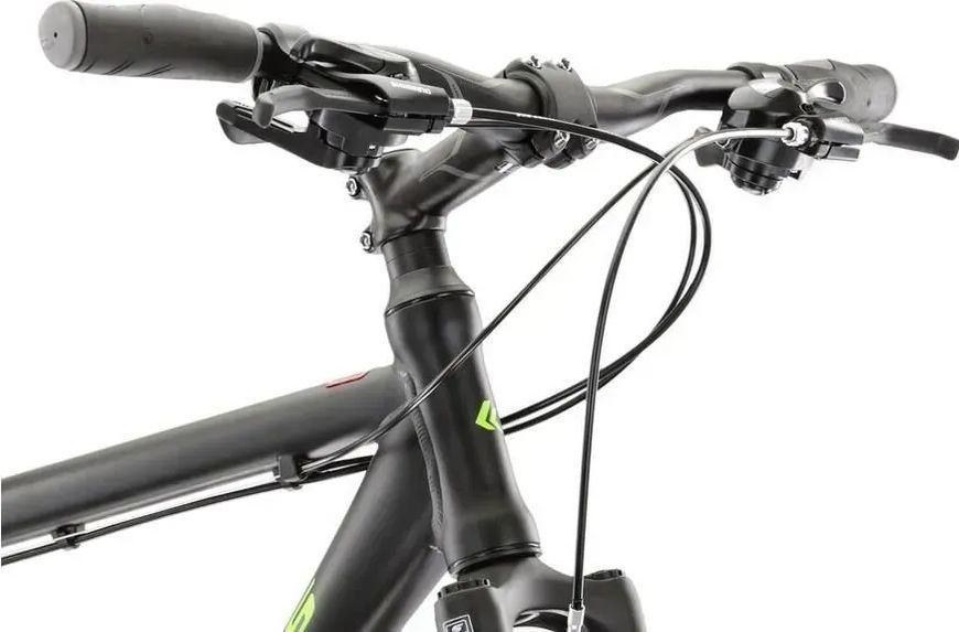 Велосипед горный (MTB) Kross Evado 2.0 Me 28 2023 Black/Green 603287 фото