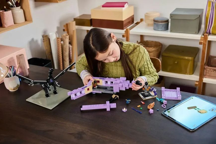 Блоковий конструктор LEGO Minecraft Ендер Дракон і корабель Краю (21264) 613347 фото