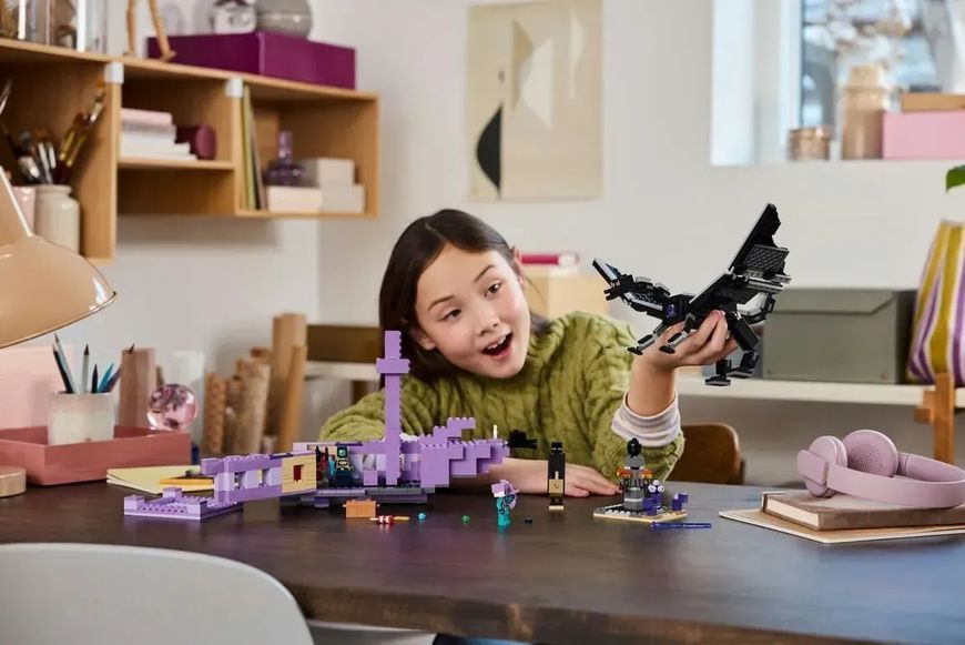 Блоковий конструктор LEGO Minecraft Ендер Дракон і корабель Краю (21264) 613347 фото