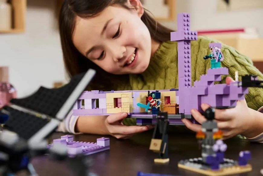 Блоковий конструктор LEGO Minecraft Ендер Дракон і корабель Краю (21264) 613347 фото