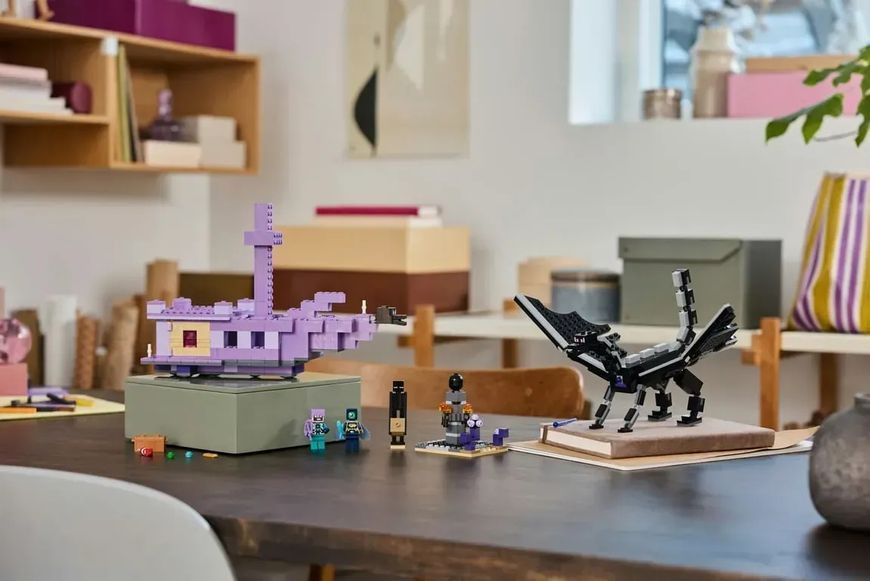 Блоковий конструктор LEGO Minecraft Ендер Дракон і корабель Краю (21264) 613347 фото