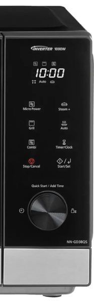 Мікрохвильова піч PANASONIC NN-GD38QSEPG з грилем і посудом Steam+ Pot 29 л 1000 Вт 18 автоматичних програм 2084925 фото