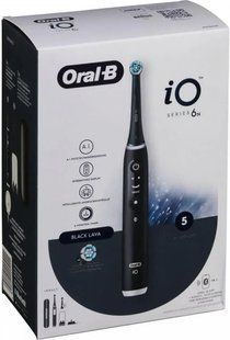 Електрична зубна щітка Oral-B iO Series 6 Black 605066 фото