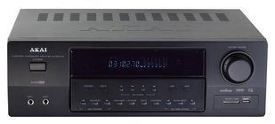 Ресивер AKAI AS110RA-320 чорний, 5.1-канальний, 7 вбудованих DSP-ефектів, фонокоректор MM, USB-вхід 888582 фото