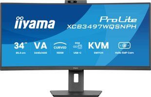 Монитор IIYAMA ProLite XCB3497WQSNPH-B1 34" 3440x1440px 120 Гц 0.4 мс [MPRT] Изогнутый 2072779 фото