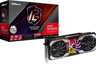 Видеокарта ASRock Radeon RX 6900 XT Phantom Gaming D 16G OC (RX6900XT PGD 16GO) 350646 фото