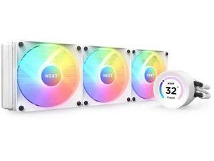 Водяное охлаждение NZXT Kraken Elite 360 RGB White (RL-KR36E-W1) 013549 фото