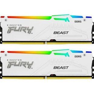 Пам'ять для настільних комп'ютерів Kingston FURY 32 GB (2x16GB) DDR5 6000 MHz Beast RGB (KF560C40BWAK2-32) 033759 фото