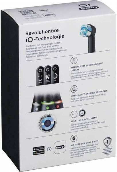 Електрична зубна щітка Oral-B iO Series 6 Black 605066 фото