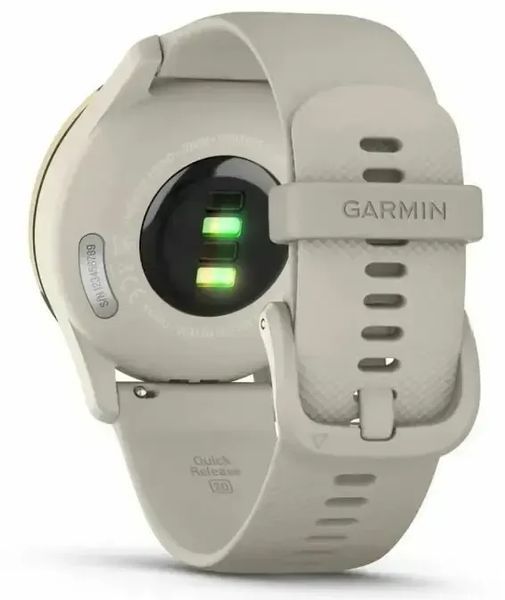 Смарт-годинник Garmin Vivomove Trend Cream Gold S. Steel Bezel w. F. Gray Case and S. Band (010-02665-02) 612687 фото